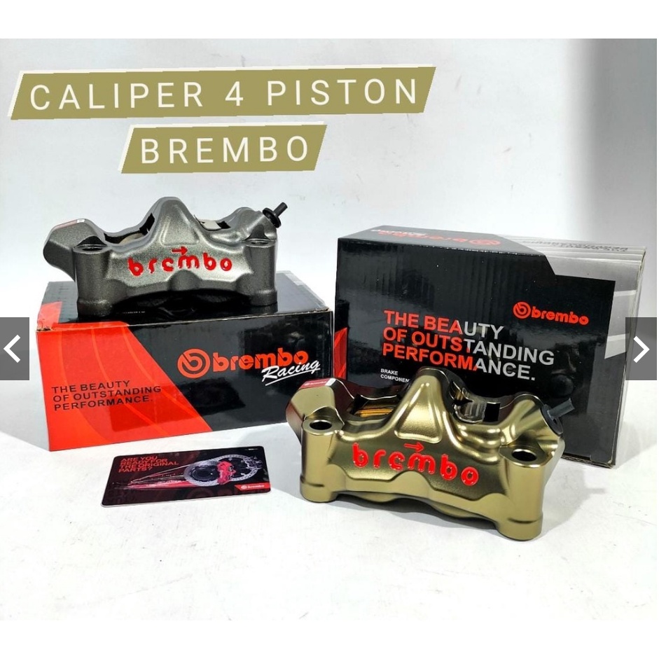 CALIPER BREMBO KALIPER BREMBO GP 4-100 GRAY COLOR /CALIPER BREMBO GP4 -100 GOLD