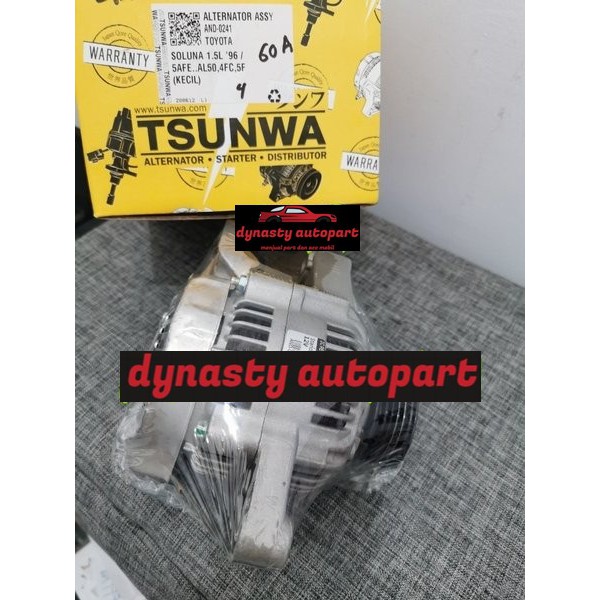 Alternator Assy Dinamo Ampere Soluna Body Kecil 60 Amper