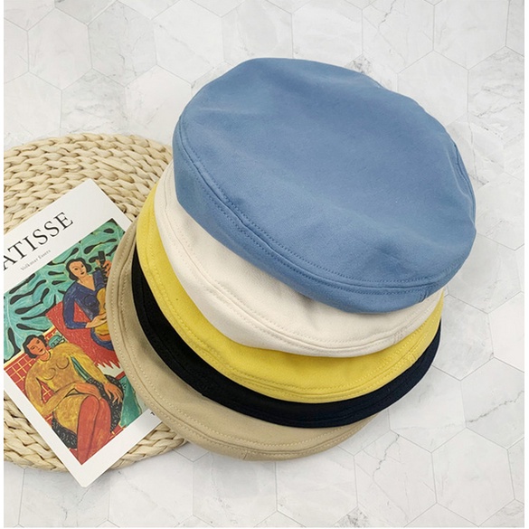 Topi Baret Korea Wanita Dewasa Gaya Retro Octagonal Fashion Kekinian Aksesoris fashion cewe BRT1