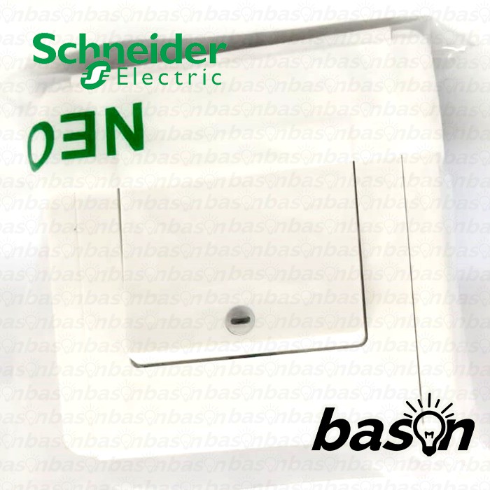 Schneider NEO VERTICAL 1 Gang 1 Way - Saklar 1 Tombol 1 Arah dengan lampu indikator