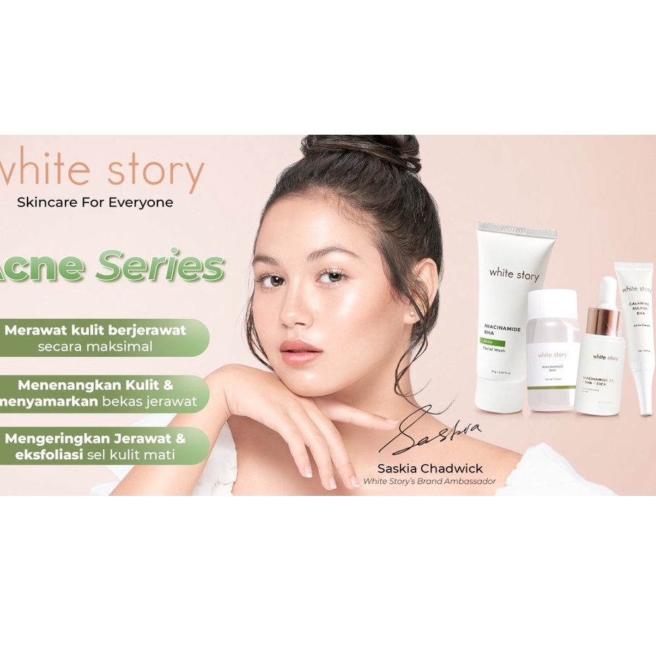 WHITESTORY WHITE STORY Acne Series Paket Perawatan Kulit Berjerawat