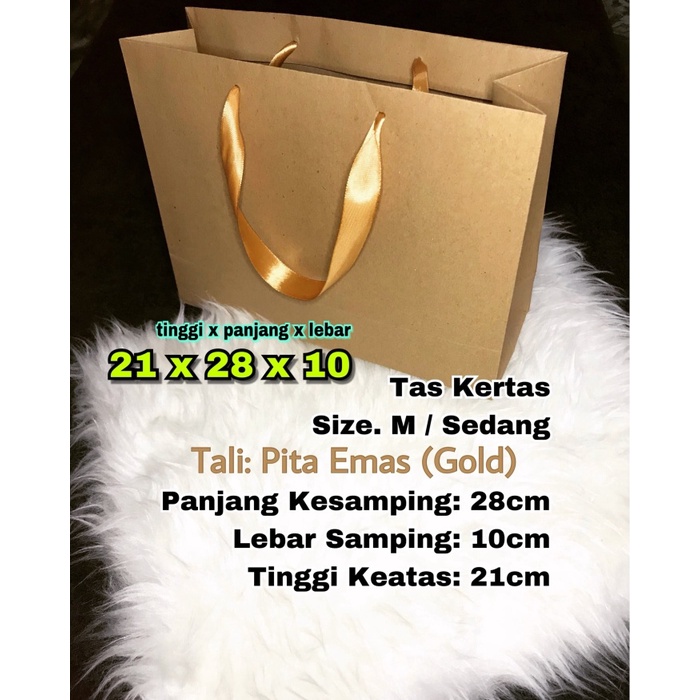 

NEW paper bag - tas kertas - paperbag / kantong Pita EMAS
