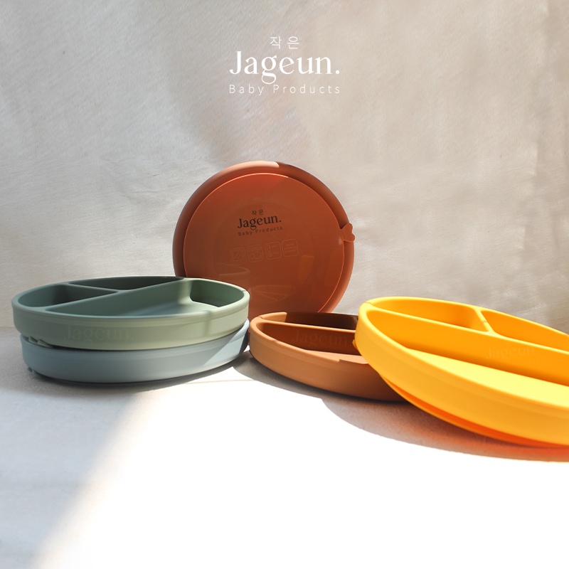 JAGEUN Premium Silicone Suction Plate | Piring Tempat Makan Anak Bayi