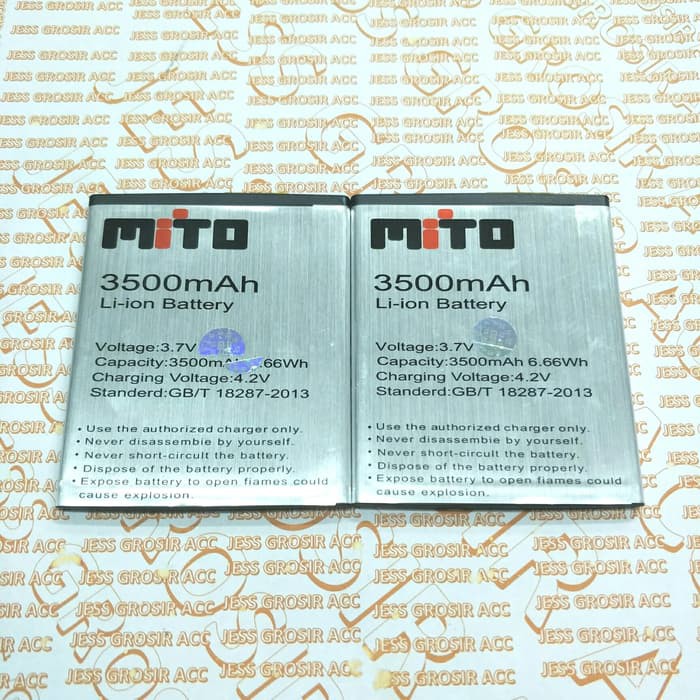 Baterai Battery Batre Double Power MITO A95 , BA-00044 BA00044