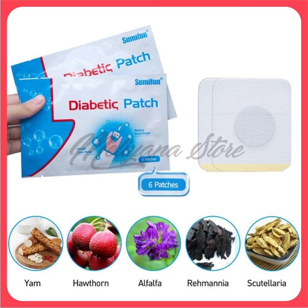 1 Bag 6 PCS Diabetic Patch diabetes Koyo Herbal Penurun Gula Darah