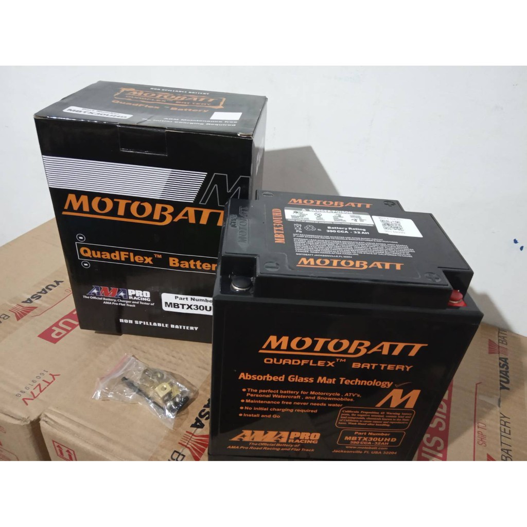 Aki motor Harley Davidson Electra Glide Motobatt MBTX30UHD Quadflex