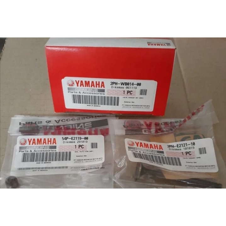 KLEP EX SET SEAL SIL KLEP FAZZIO MIO M3 Z ASLI ORI YAMAHA 2PH WB014 00