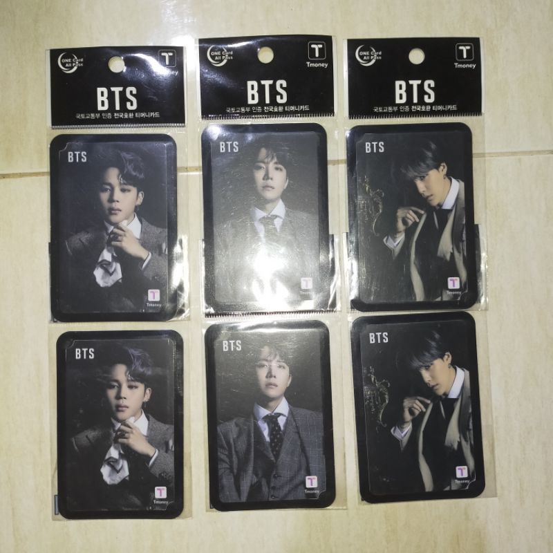OFFICIAL BTS TMONEY READY STOCK (T-MONEY) JHOPE JIMIN SUGA