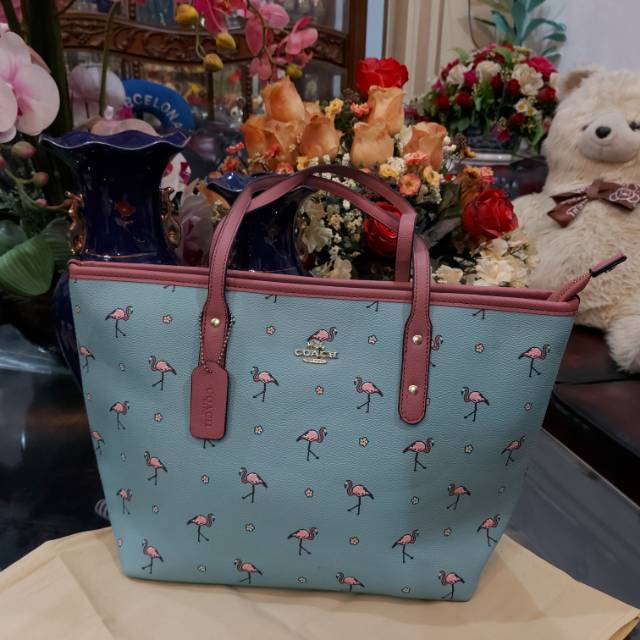 TAS COACH TOTE FLAMINGO N2 K1847-F58292