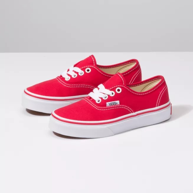 NEW Sepatu Sneakers Sepatu Vans Authentic Anak Pria Wanita Red