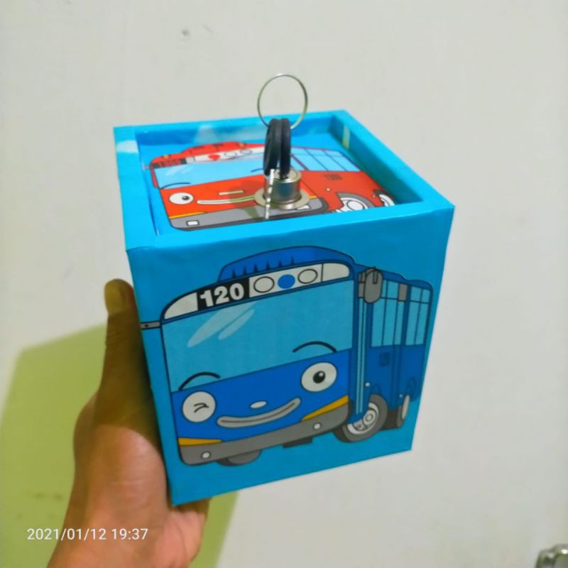 UNIK - CELENGAN KARAKTER TAYO UKURAN SEDANG - KADO ULANG TAHUN / ULTAH ANAK