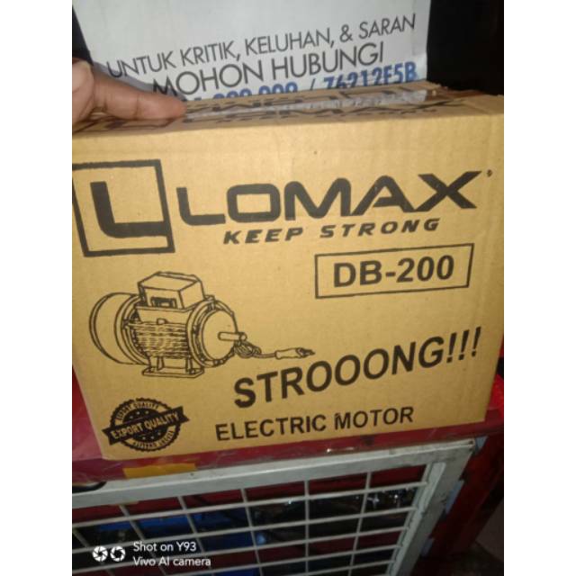 Dinamo Parut Kelapa HJS 200 Watt Lomax