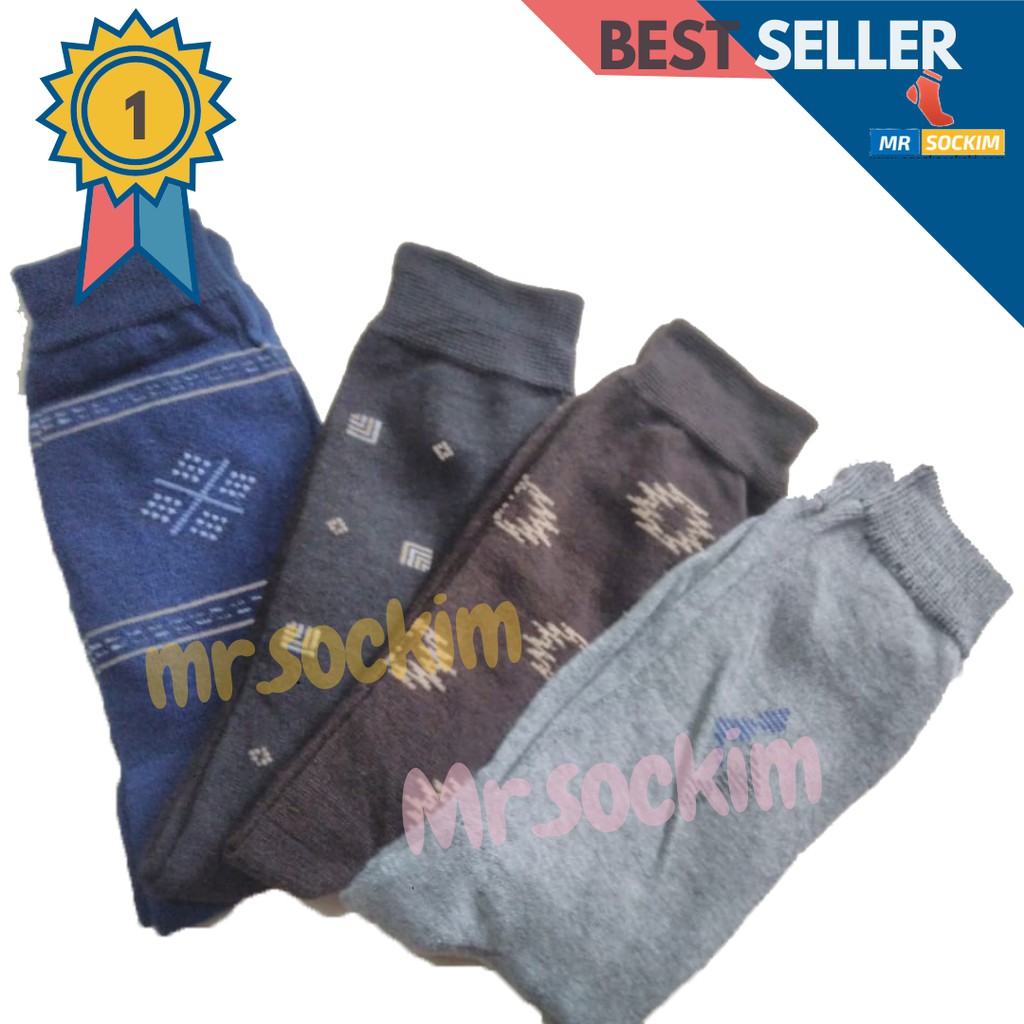 Kaos Kaki Pria kerja Kantor Panjang Motif Spandek Premium Grade A