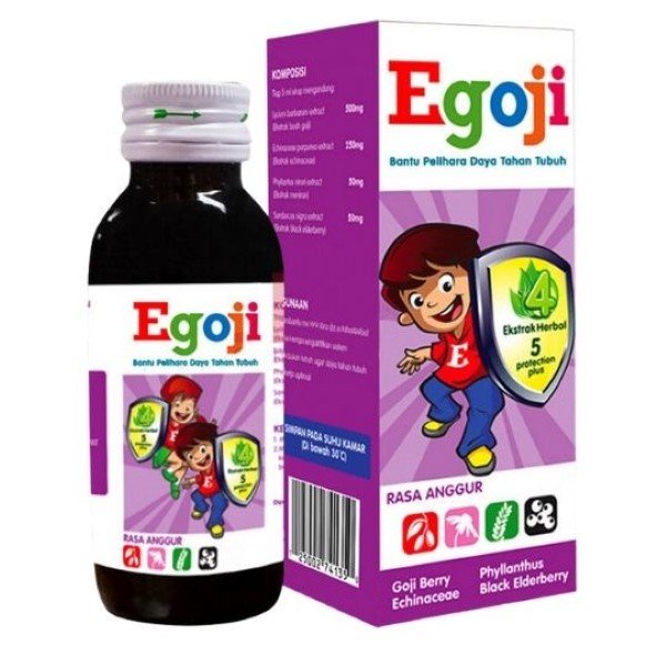 Egoji Syrup 50ml Multivitamin Daya tahan Tubuh Anak ORIGINAL-BPOM