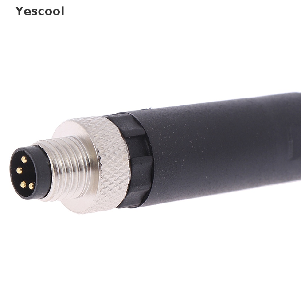 Yescool 1Pc Konektor Sensor M8 3 / 4 Pin Male / Female