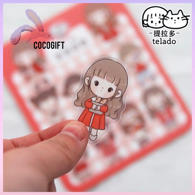 

Stiker Aesthetic Telado Fashion isi 40pcs