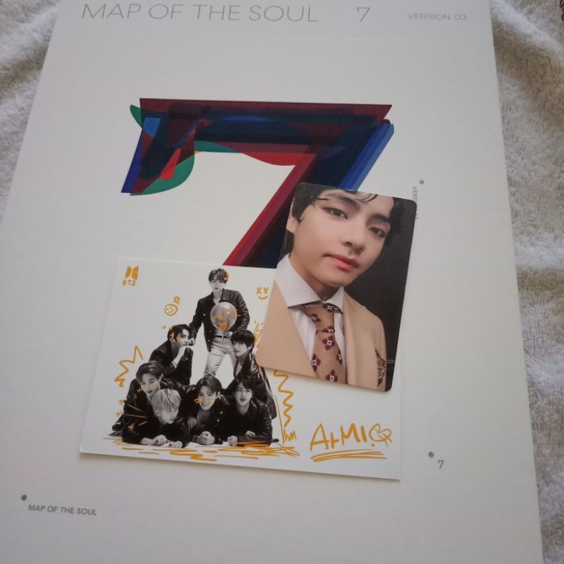 BTS Map Of The Soul 7 Taehyung photocard set