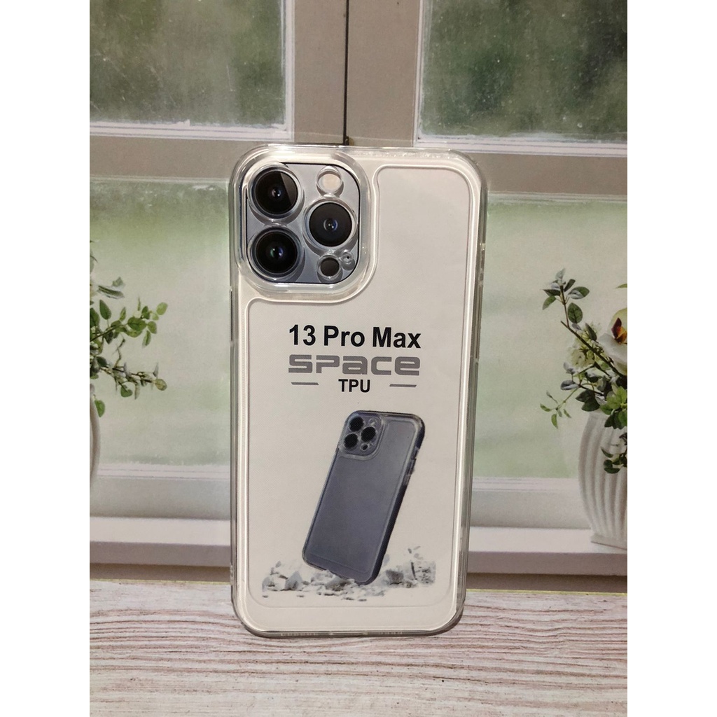 CASE IPHONE 13 PROMAX CLEAR CASE TPU SOFT CASE BENING SPACE