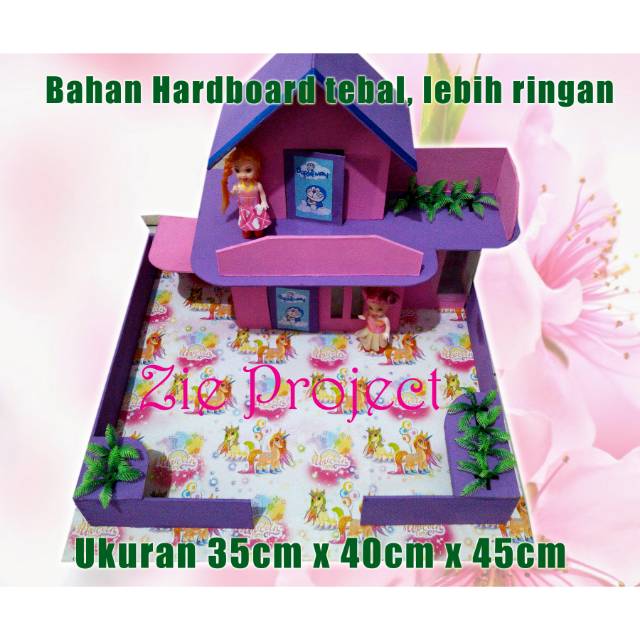 Mainan anak-anak mainan edukatif mainan rumah rumahan Barbie mini mainan anak murah