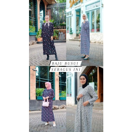 Baju busui |baju Busui friendly| Nursing wear | Gamis busui| longdres