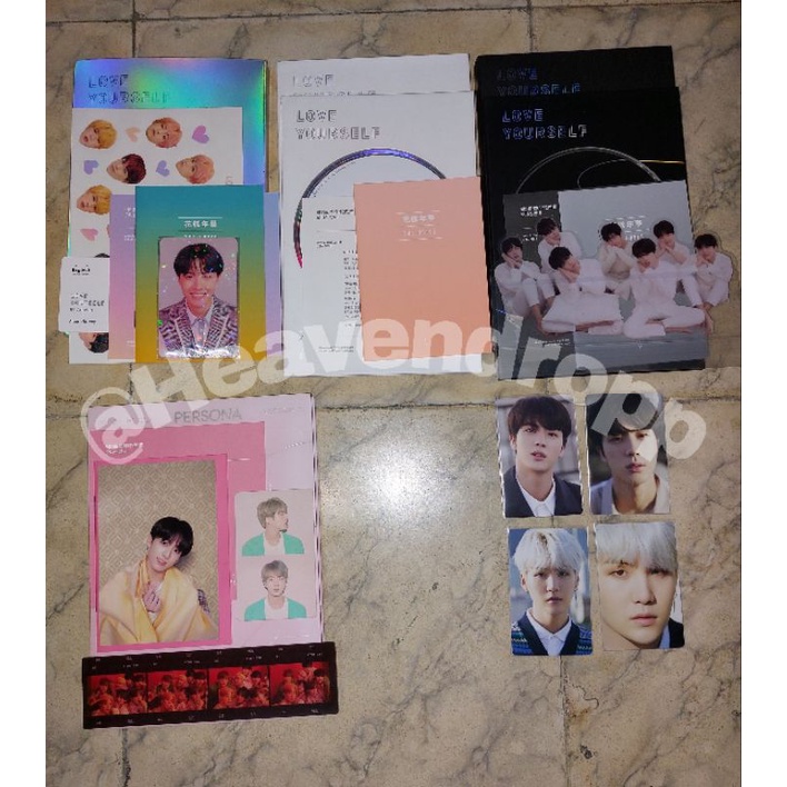 ALBUM BTS UNSEALED PC BTS MOTS PERSONA VER 1 FULL SET