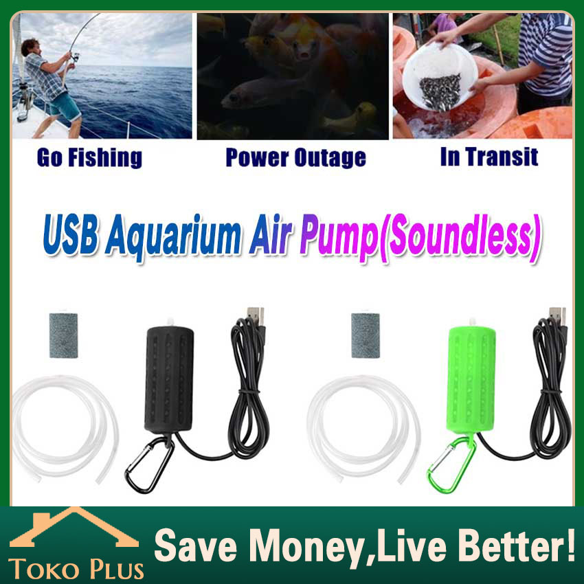 Ultra High Energy Efficient USB Mini Aquarium Filter Fish Tank Oxygen Air Pump Aerator Pompa Udara