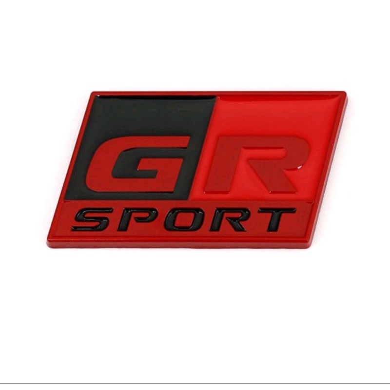 Stiker Emblem Mobil GR SPORT Bahan METAL