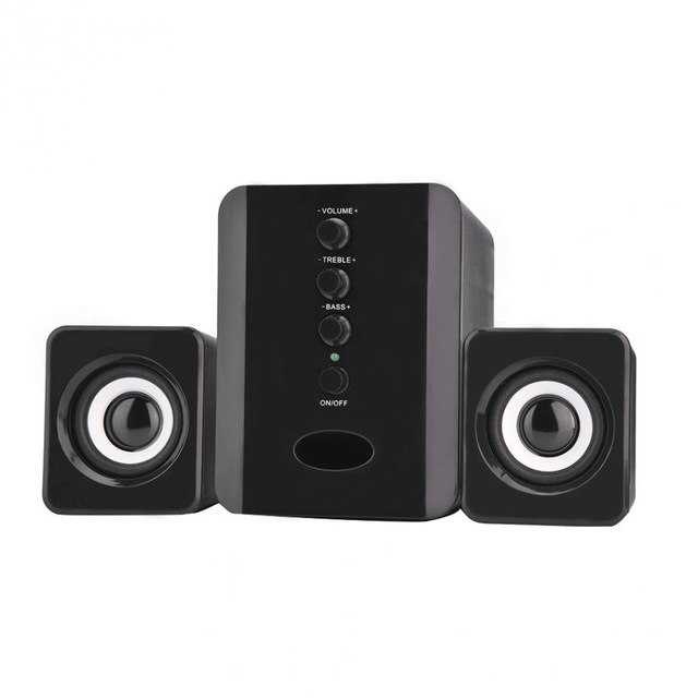 Speaker Stereo 2.1 with Subwoofer & USB Power/speaker spiker salon pemutar musik lagu mp3 komputer l