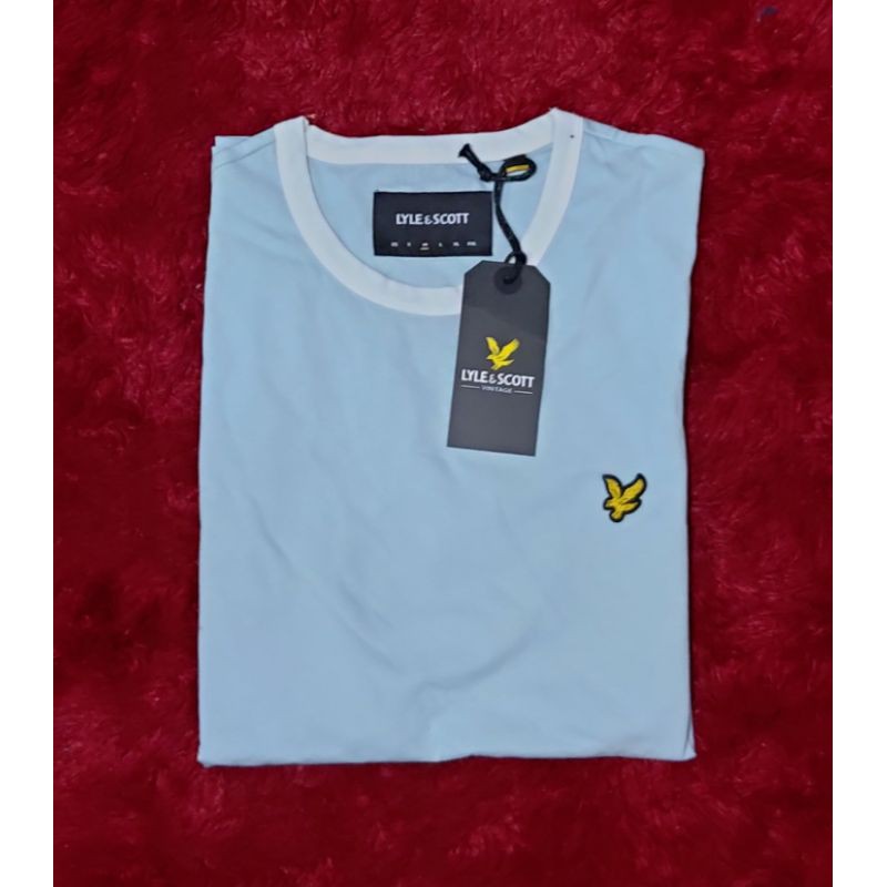 Lyle & Scott Ringer Tshirt Blue Shore Original