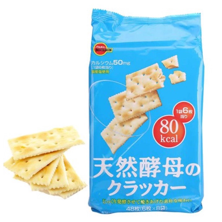 

Bourbon Sour Dough Crackers - Crackers plain 110gr. biskuit jepang