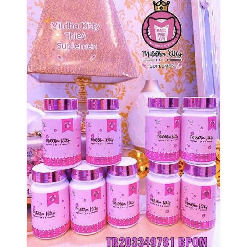 PIL PELANGSING PINKY MILDHA KITTY | PRODUK ORIGINAL (BPOM)