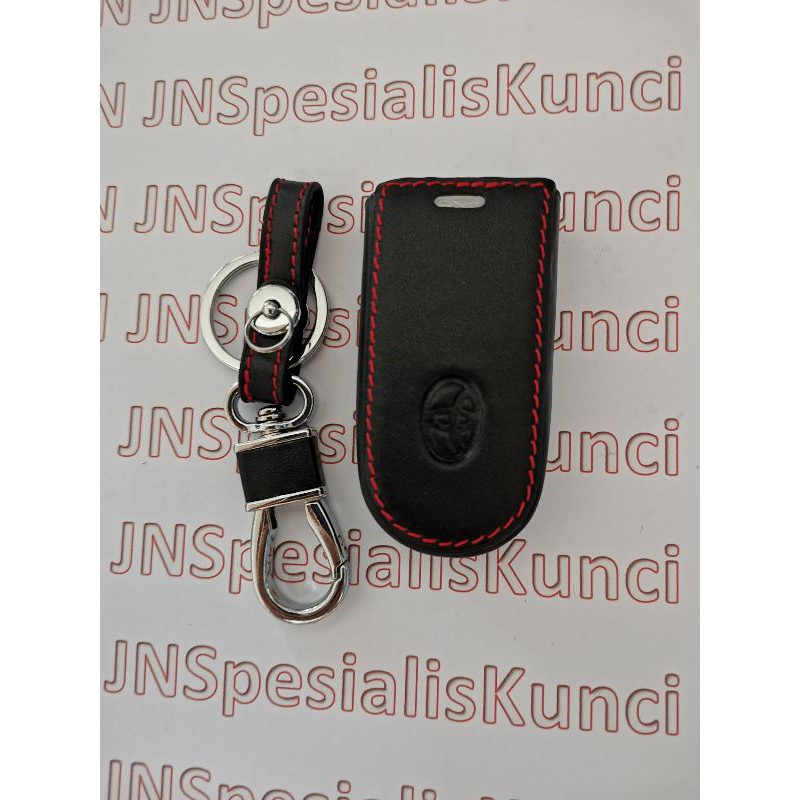 Leather key case keychain sarung kulit import keyless all new Rush /avanza velos facelit 2019