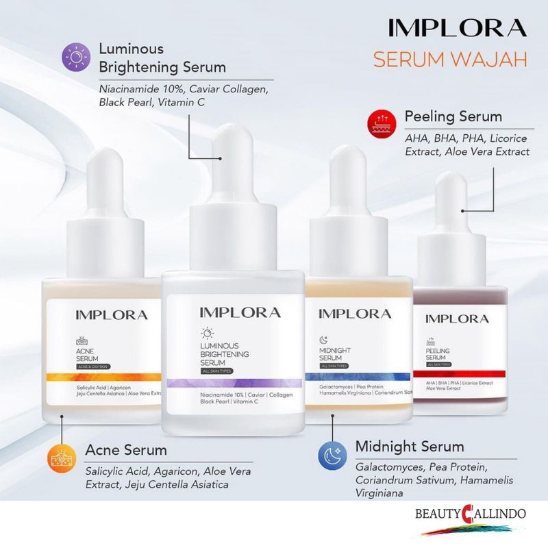 Lazetta - Serum Implora BPOM | Implora Serum Wajah BPOM 20 ml