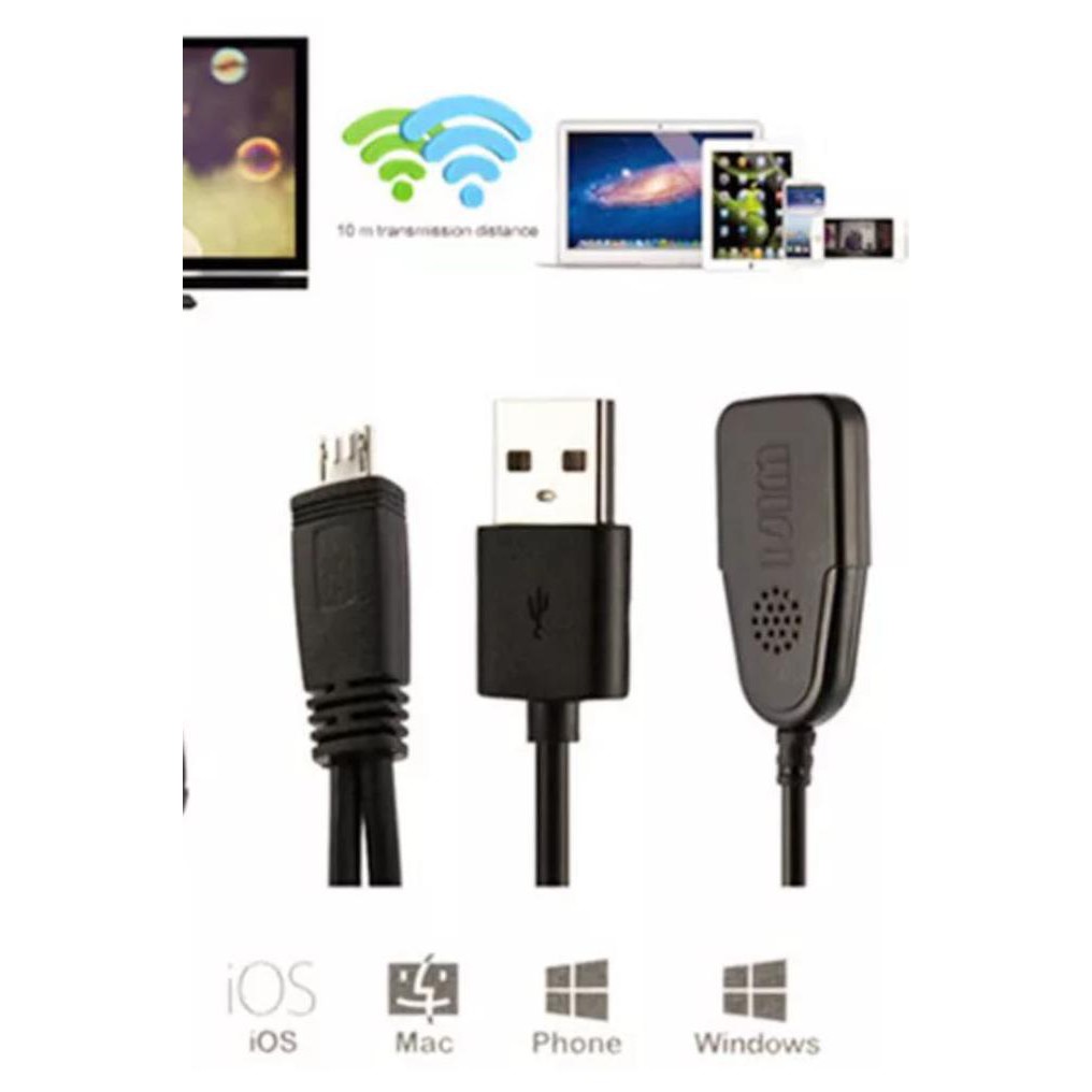 Ready&Siapkirim Antena Kabel Anycast Hdmi Dongle - Hitam