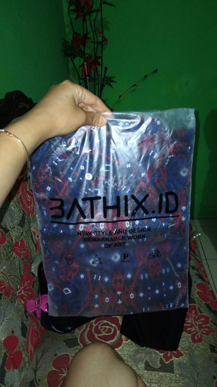 Kemeja Batik Pria Lengan Panjang Exclusive Kemeja Batik Cowok Kerja Kantoran Batik Stretch 1010