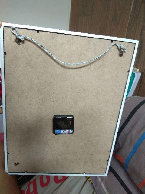 Hiasan Jam Dinding Surat Ibrahim Ayat 40-41 Black White Uk 30x40