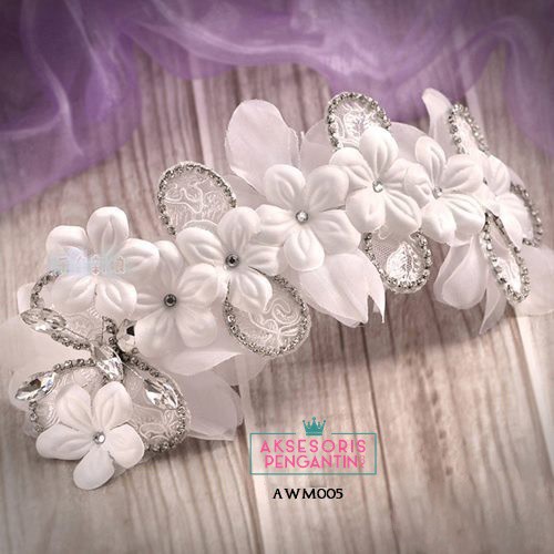 [STOK TERBATAS] JEPIT RAMBUT AKSESORIS PENGANTIN HIASAN SANGGUL HEADPIECE AWM005