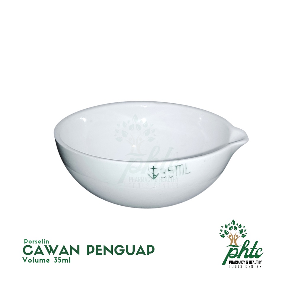 Cawan Uap 35ml l Cawan Porselin 35ml - Cawan Penguap