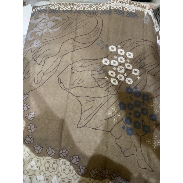 SEGIEMPAT VOALDENAY KW PREMIUM / HIJAB JILBAB SQUARE VOAL MOTIF LASER CUT-Motif 41