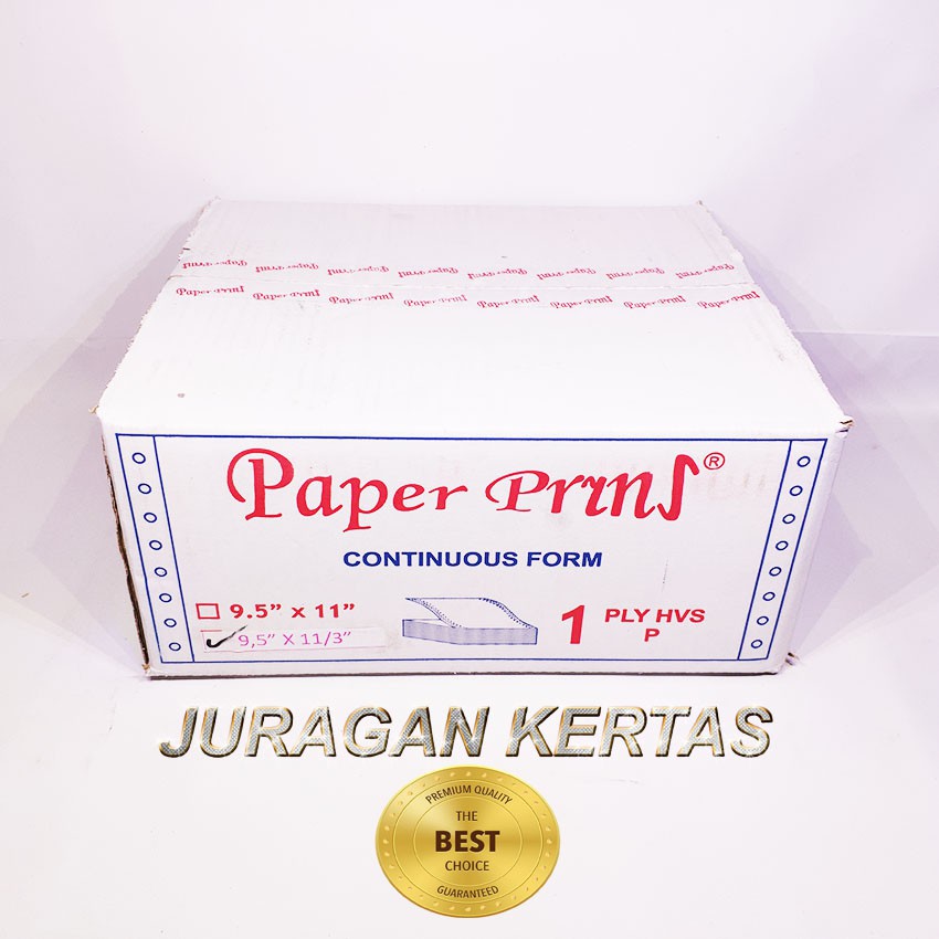 

CONTINUOUS FORM 9.5 X 11/3 1PLY PAPERPRYNS PPOB - BAGI 3