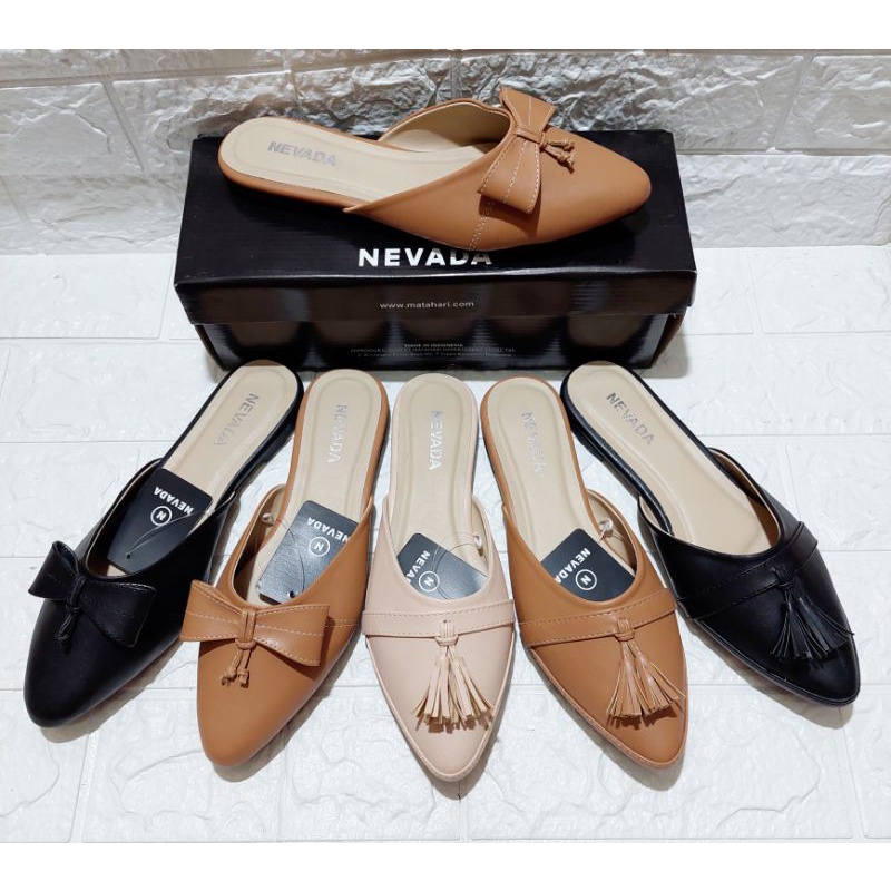 Flat shoes nevada sepatu wanita branded matahari