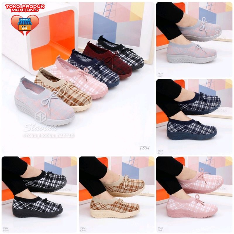 {TPM121} Sepatu Wanita Wedges Nataly Brand Slavina Original - Shoes Women "Toko Produk Mantan's"