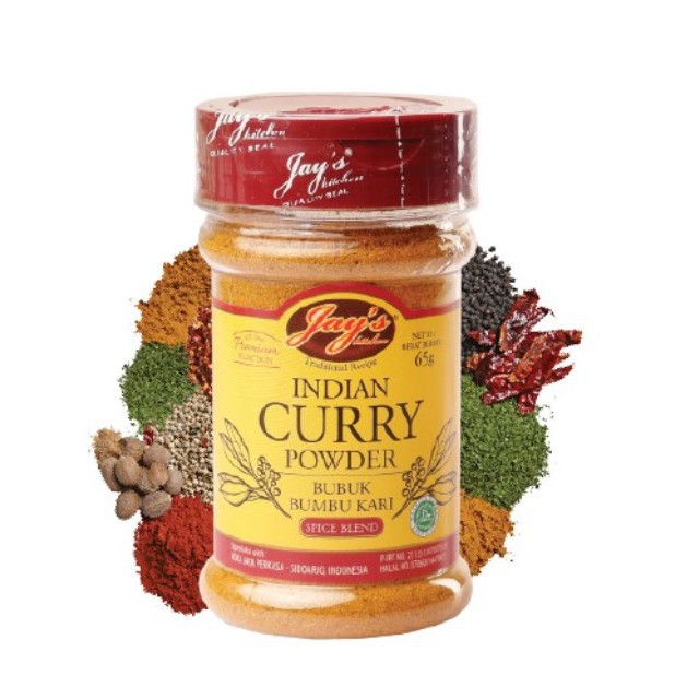 

INDIAN CURRY POWDER BUMBU KARI BUBUK 65G JAY'S KITCHEN