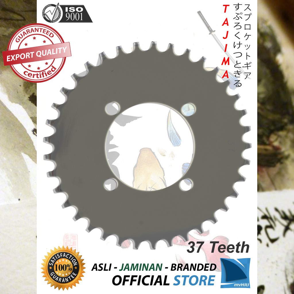 Gigi Tarik 420-37T YAMAHA L2G Gir Belakang - Rear Sprocket Gear TAJIMA