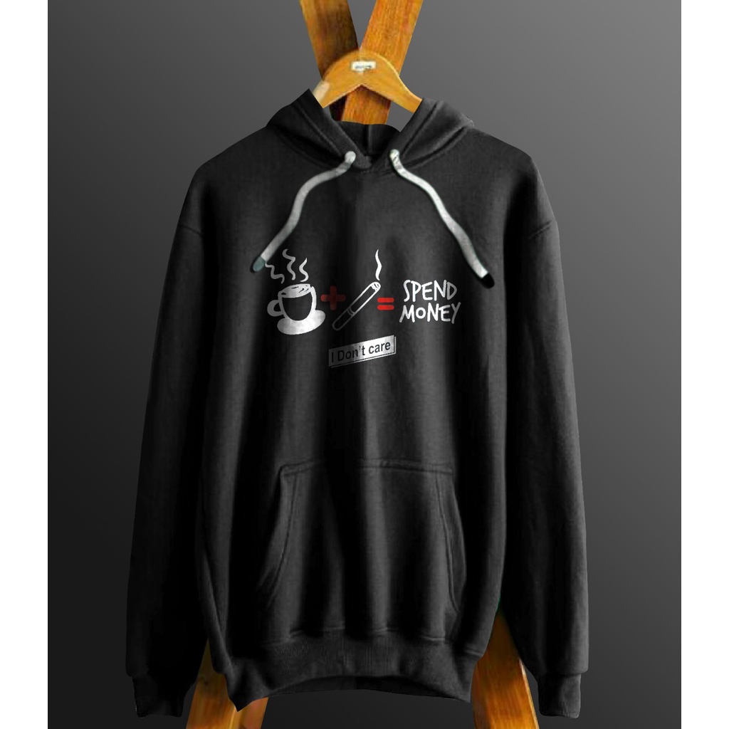 FF SWEATER HOODIE DISTRO DIGITAL SABLON BERKUALITAS BISA UNISEX KOPI ROKOK