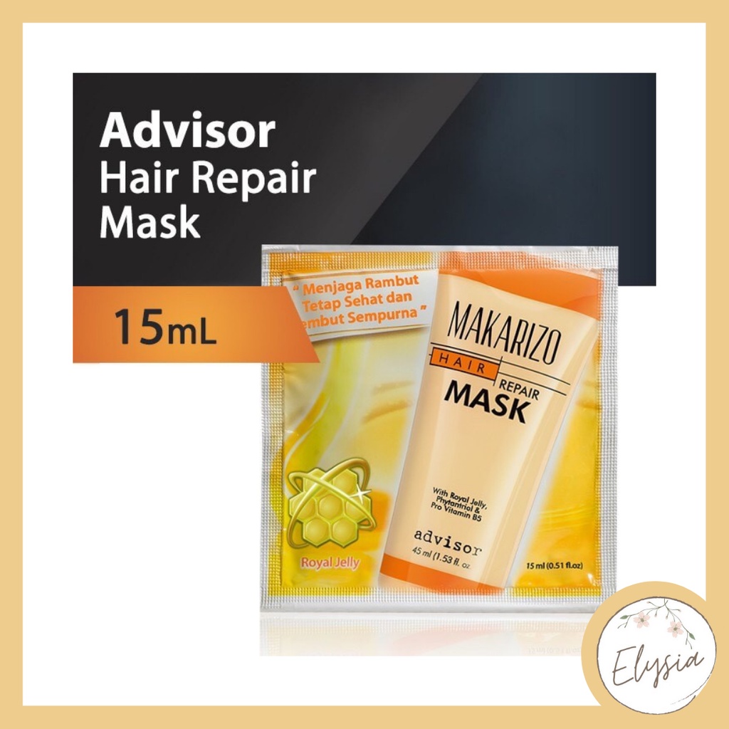 Makarizo Advisor Hair Repair Mask 45 mL / 15ml | Masker Rambut Makarizo / Makarizo Hair Mask