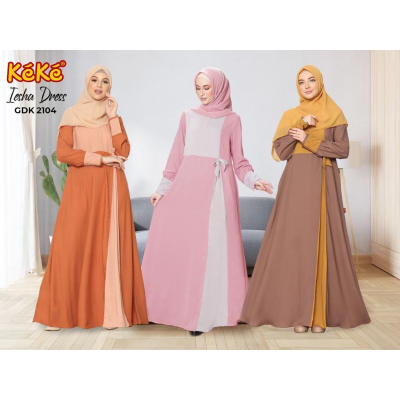 BAJU KEKE IESHA DRESS GDK 2104