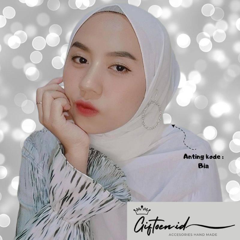 Anting Hijab / Anting Fashion Hijab Wanita Kode Bia