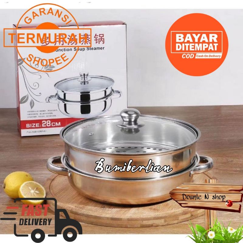 Panci Kukus Stainless 28 Panci kukus Dimsum siomay