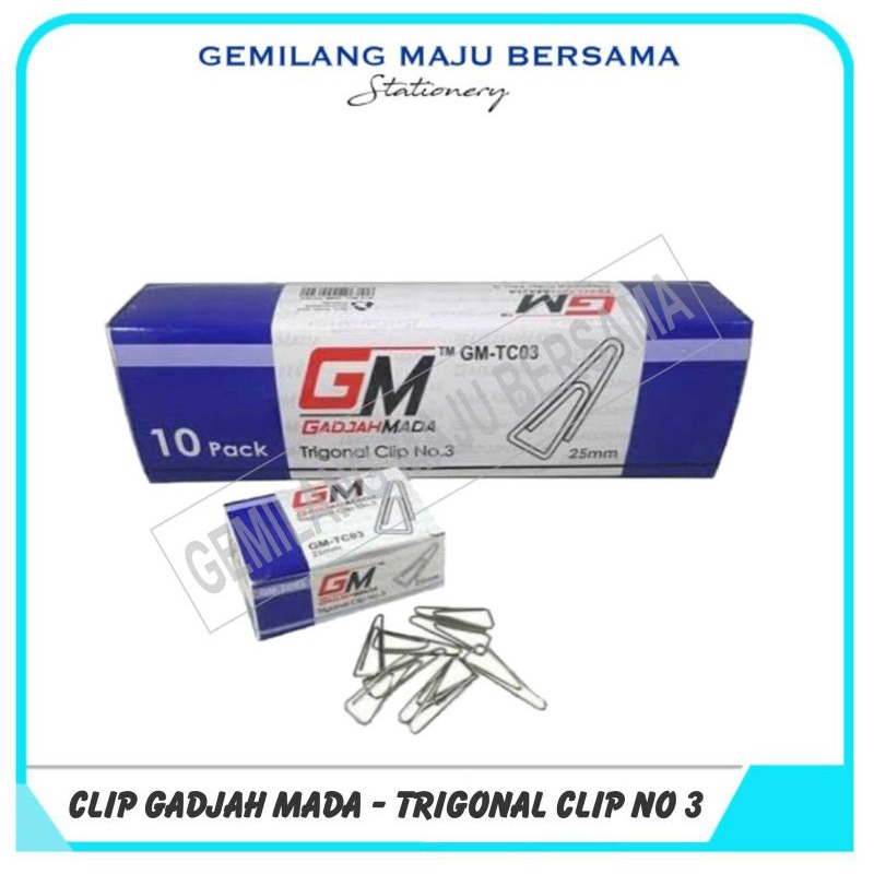 

Paper Clip / Trigonal Clip Gadjah Mada / GM No. 3